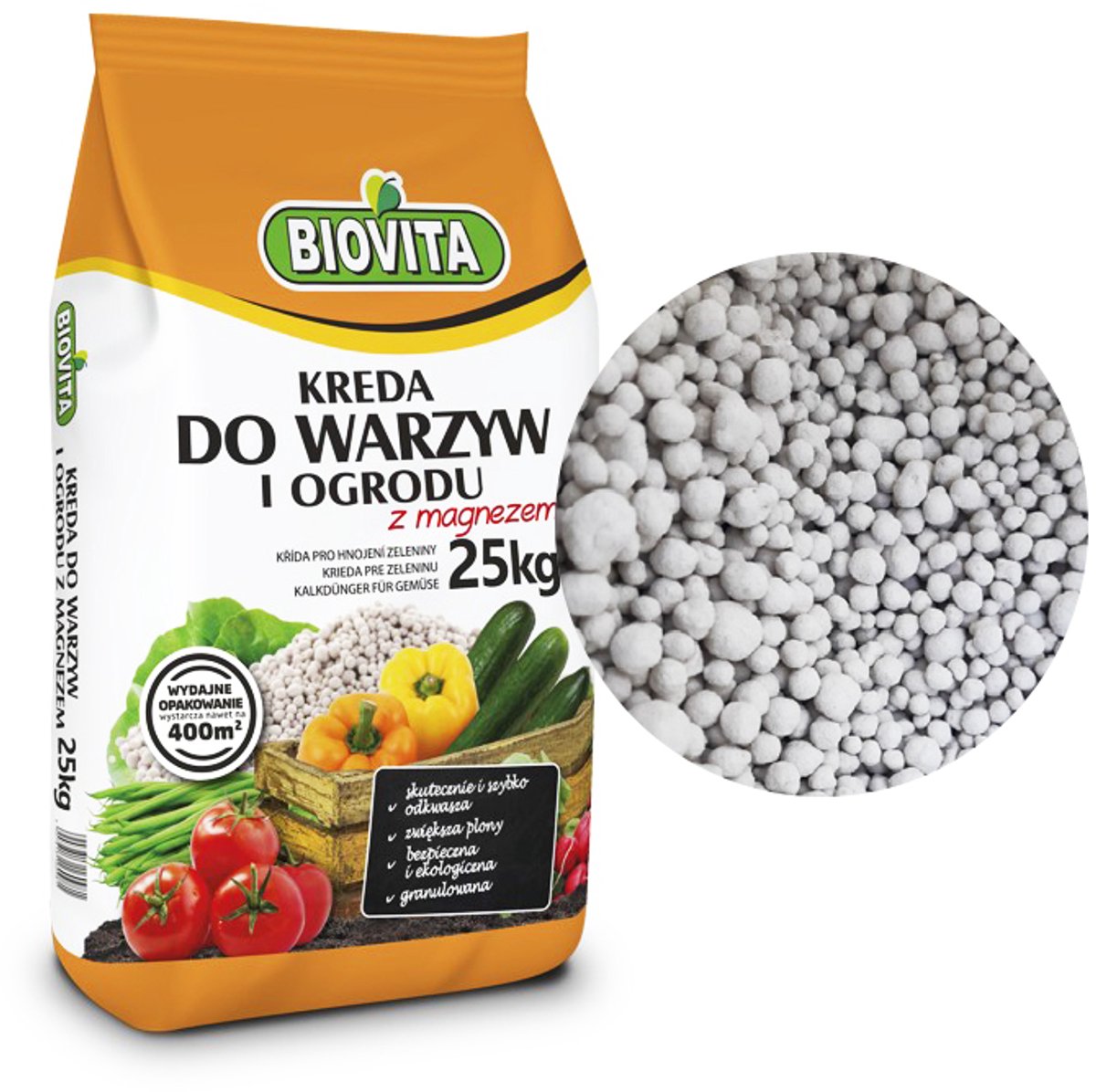 Biovita - Granulaire Kalkmeststof - Met Magnesium - 25 kg