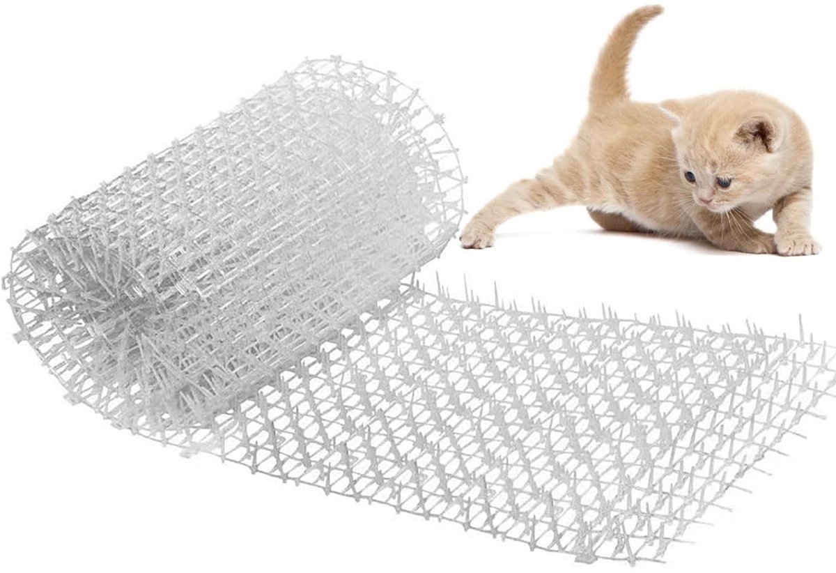 Anti-kattenrol-kattenafstotende mat-kattenwerend net-anti-huisdieren balkondakisolatienet 