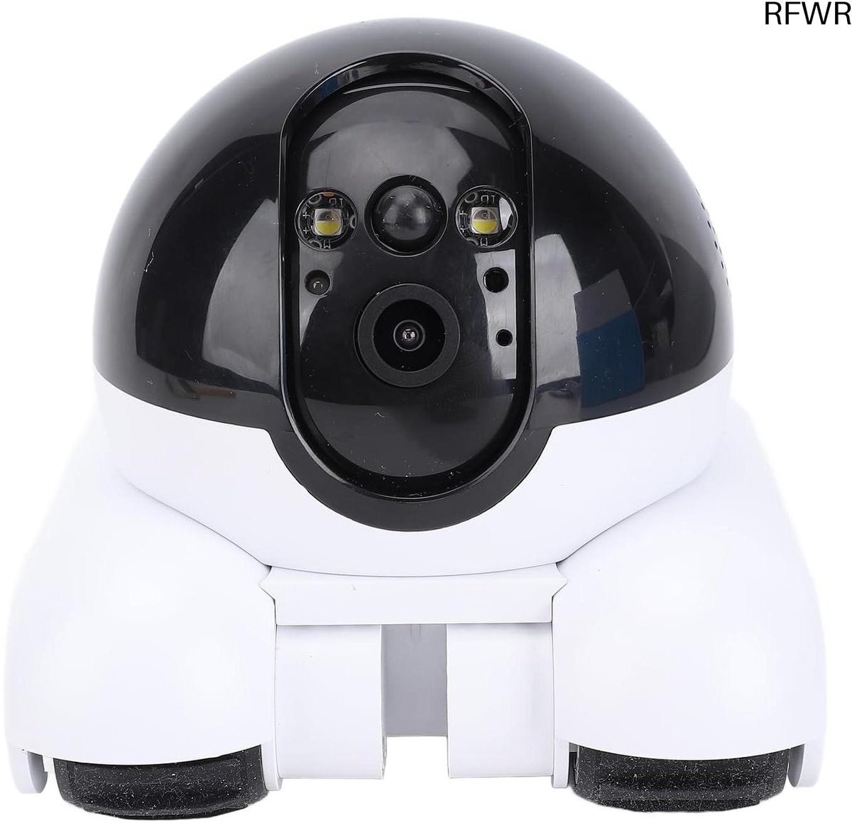 RFWR® Beveiligingscamera met Dubbele Lens en 2-weg Audio voor Thuisgebruik