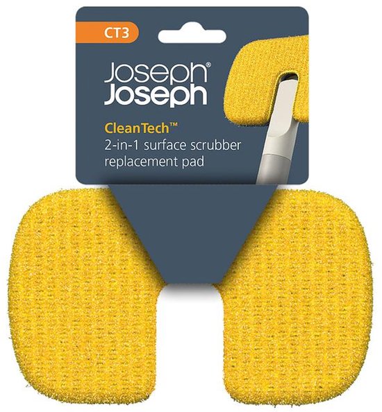 Chiffon de remplacement pour éponge à récurer double face Joseph Joseph CleanTech