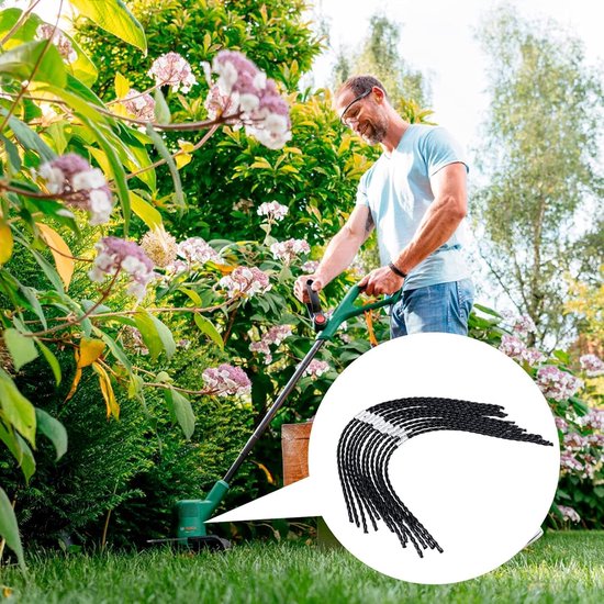 Geschikt voor 30 stuks Extra Resistant Snierdraad, voor Snierdraad Bosch F016800431 Snierdraad voor AFS 23-37 Snierdraad voor Snierdraad Brushcutter Lines(37 cm × 3,5 mm) van Merkloos	 — afbeelding 3