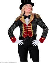 Widmann - Costume de cirque - Robe à paillettes pour danseuse Shirley Woman - Rouge, Zwart - Large - Déguisements - Déguisements