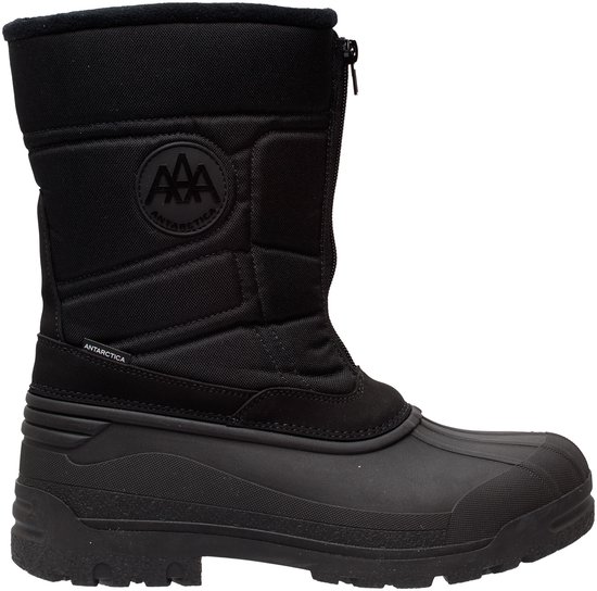 Antarctique - Bottes d'hiver zippées pour hommes - AN 901 - Zwart - taille 39-40EU