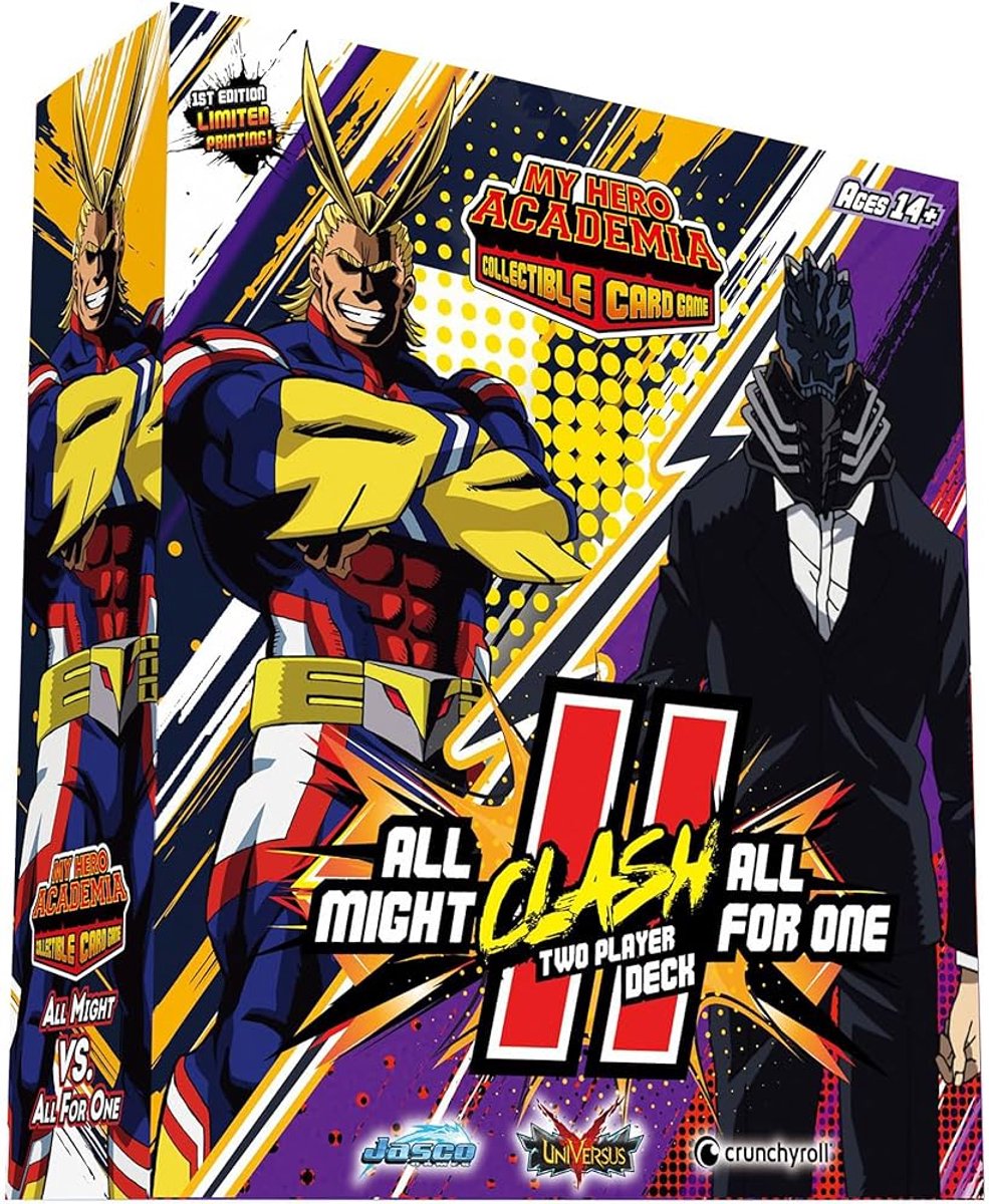 Jasco Games Jasco My Hero Academia CCG 2-Player Clash Deck-All Might vs. All for One (Diversen) Nieuw