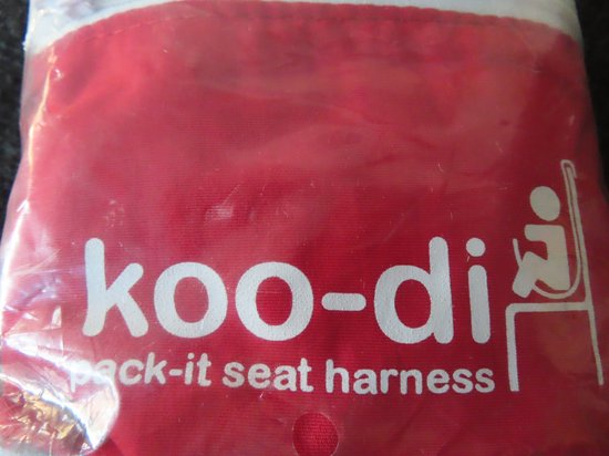 koo-di pack-it seat harness, rood van Koo-di — afbeelding 2