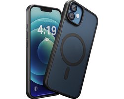 Hoesje Geschikt voor iPhone 12 Mini - Zwart - Geschikt voor MagSafe – Slank, Sterk en Shock proof