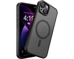 Hoesje Geschikt voor iPhone 13 Mini - Zwart - Geschikt voor MagSafe – Slank, Sterk en Shock proof