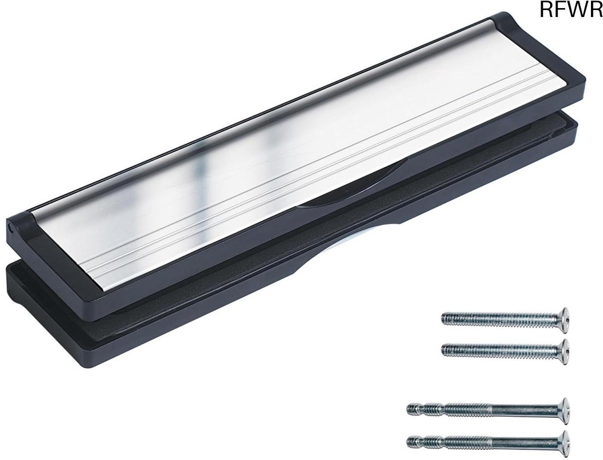 RFWR® Brievenbus met Mouwen 30,6 cm - Antiklikklep en Tochtstopper voor Deuren 20-40 mm