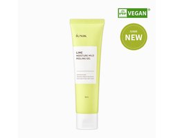 iUNIK Lime Moisture Mild Peeling Gel – Milde gezichtspeeling met fruitextracten – Verwijdert dode…