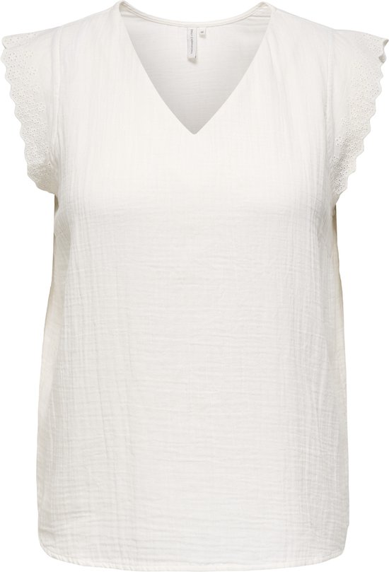 Only CARMAKOMA CARTHYRA LIFE SL MIX TOP WVN Haut pour Femme - Taille 44