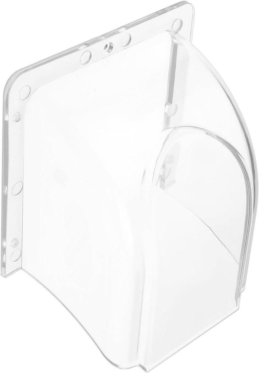 Allecto Plus - Waterdichte deurbel regenhoes voor toegangscontrole - met kunststof regenbescherming - geschikt voor deurbellen en walkietalkies - transparant.