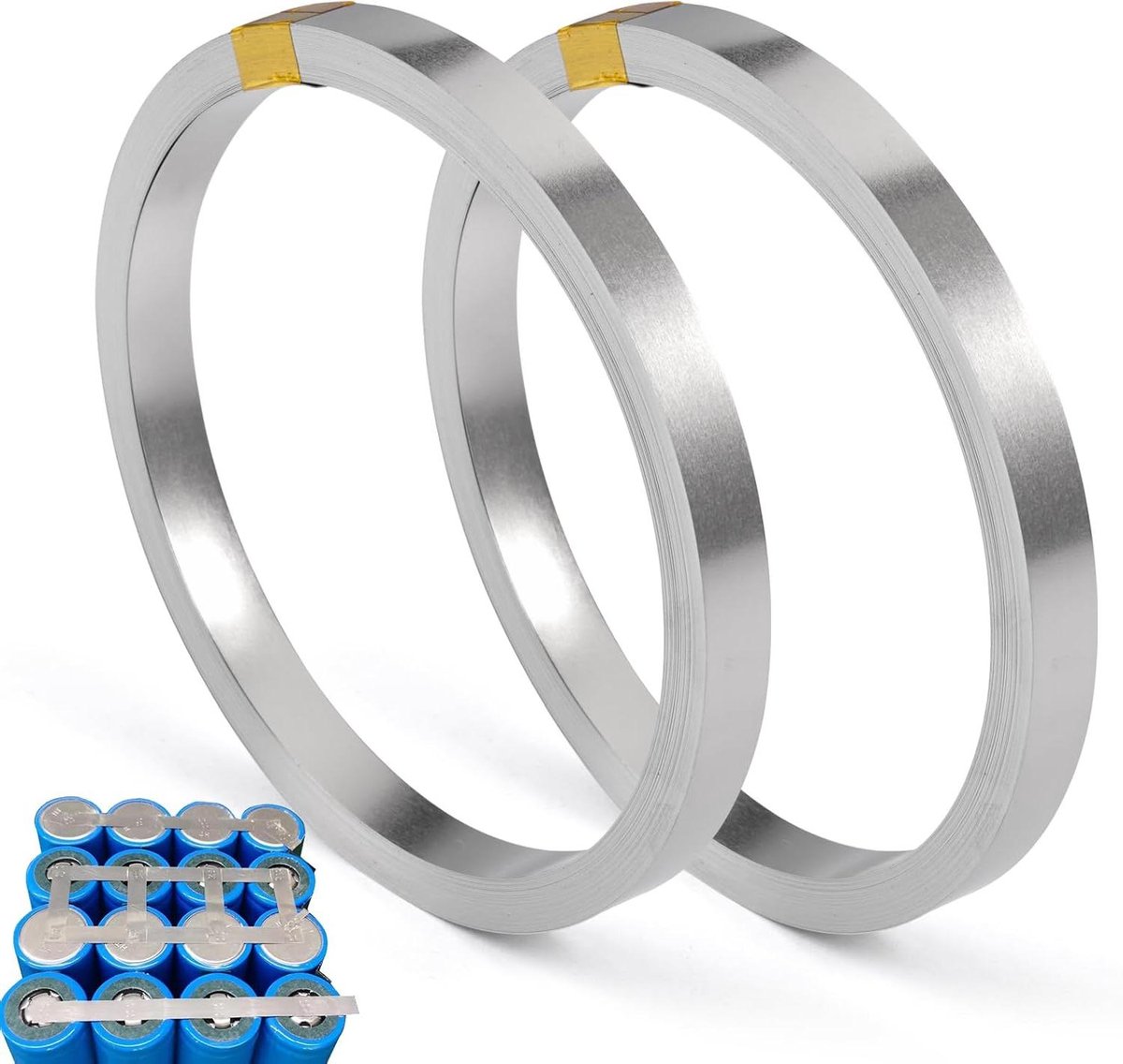 Allecto Plus - Nikkelstrip 0.15 mm X 8 MM X 10 M - Batterij Spot Lassen - 18650 26650 32650
