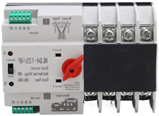 2P 63A Dual Voeding Automatische Overdrachtschakelaar Transfer Schakelaar Schakelaar AC-33iB