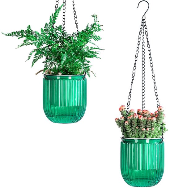 Hangplanten Set Potten Voor Buiten 2 Stuks Bol hangplanten-set-potten-voor-buiten-2-stuks-bol