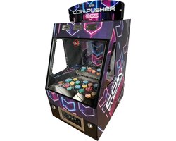 Coin Pusher 365 | Incl 1.500 Munten | Tafelmodel Kermis Muntschuiver | Arcade Coinpusher voor thuis | Voeg eigen prijsjes toe