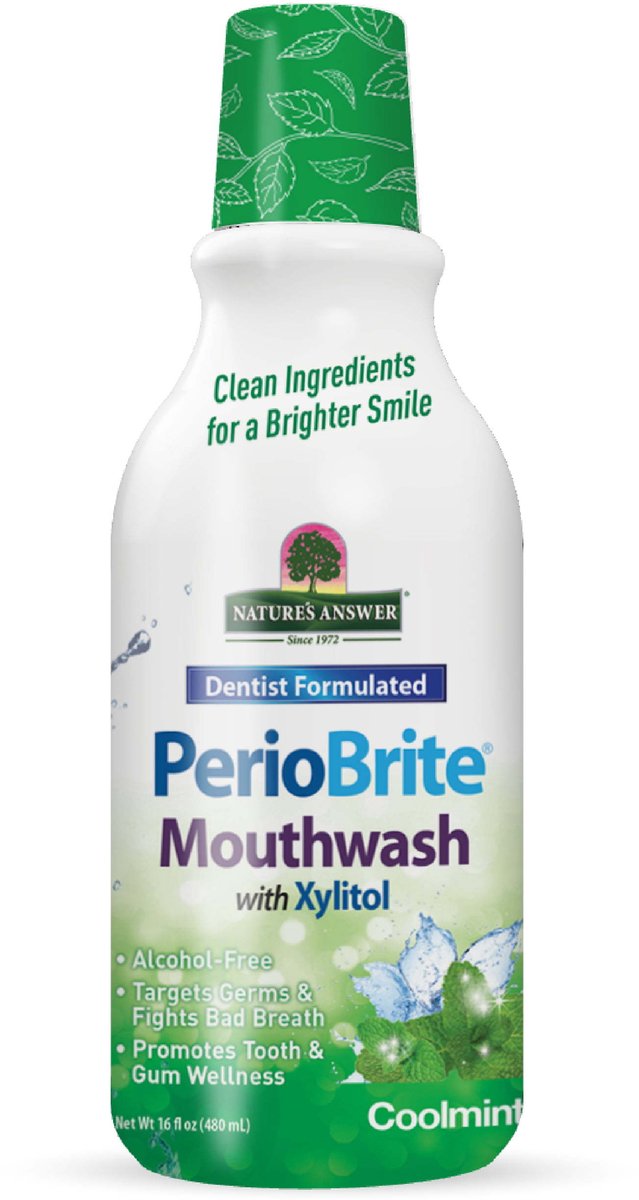 Natures Answer PerioBrite mondwater coolmint 480 Milliliter