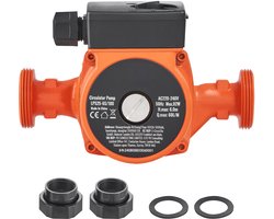LPS25-6S-180 Circulatiepomp – 220 V, 92 W, 60 L/min, Warmwaterpomp, 1-1/2 Inch NPT Schroefdraad, 3-Snelheden Pomp, Stille werking voor Warmwater Systeem in Huis