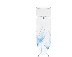 Brabantia Strijkplank C - voor Stoomgenerator - 124 x 45 cm - Cotton Flower