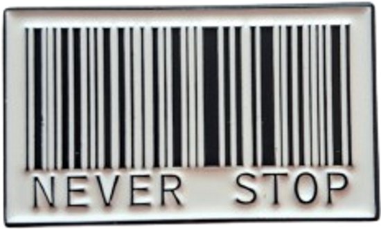 Foto: Pin broche never stop broche kledingsped speldje voor rugzak of kleding kleine cadeautjes enamel pin kledingspeld grappige badge 1 stuk