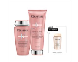 Kérastase Chroma Absolu Duo + 1 Cadeau - Shampoo 250ml & Conditioner 200ml + Shampoo 30ml Cadeau - Gekleurd haar