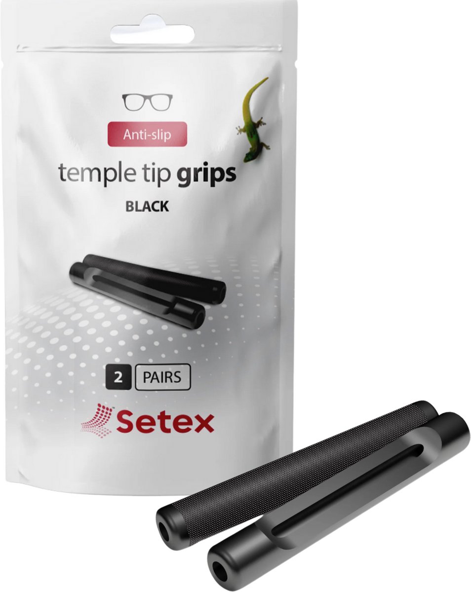 Setex anti-slip oortip | zwart | 2 paar