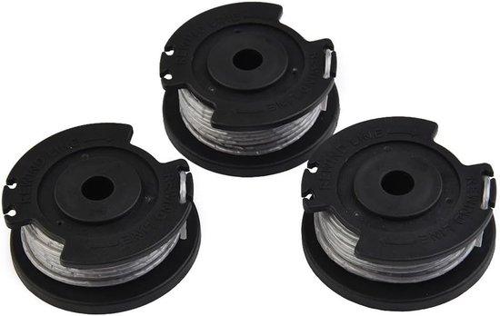 Vervangende draadspoel -3-stuks - geschikt voor EasyGrassCut 18V 23 26 18-230 18-260 modellen F016800569, 4 m lang, 1,6 mm diameter van Merkloos	 — afbeelding 2