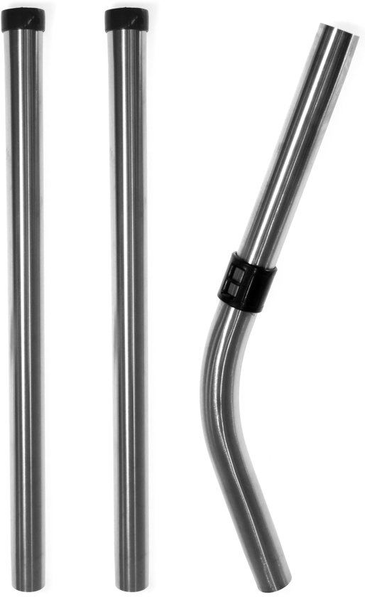 Dparts 3-delige RVS stofzuigerbuis geschikt voor Numatic - 32mm - voor Henry en Hetty series - stofzuiger buis stang set - buizenset - nr. 601008 - 601027 - 909563