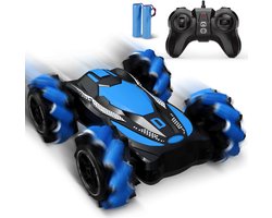 NAPI Bestuurbare Auto - RC Stunt Car met 2 Accu’s - Speelgoed Auto voor Jongens - Buitenspeelgoed - Race Autos - Speelgoedauto Buiten - Radiografisch - Slidestorm