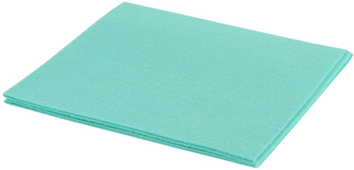 Werkdoek cleaninq viscose 38x40cm groen 10 stuks