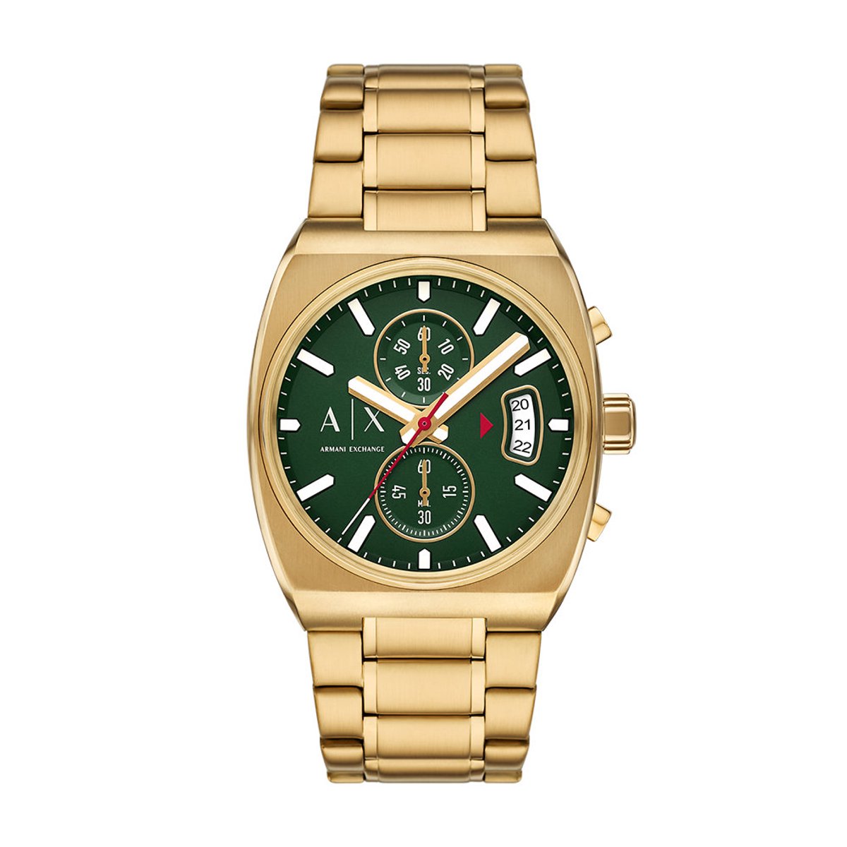 Armani Exchange Heren Horloge 40 mm - Goudkleurig