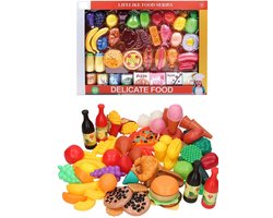 Speelgoed eten plastic 40 stuks, Speelgoed eten, Speelgoed eten en drinken, Inclusief nep eten en nep fruit Speelgoed eten plastic 40 stuks, Speelgoed eten, Speelgoed eten en drinken, Inclusief nep eten en nep fruit