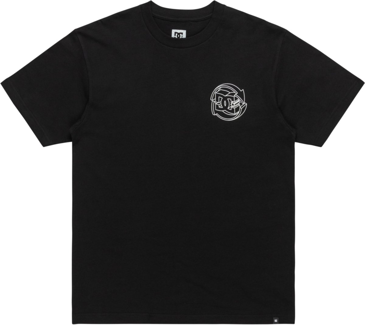 DC Dimensional SS Tee Mannen T-shirt Zwart