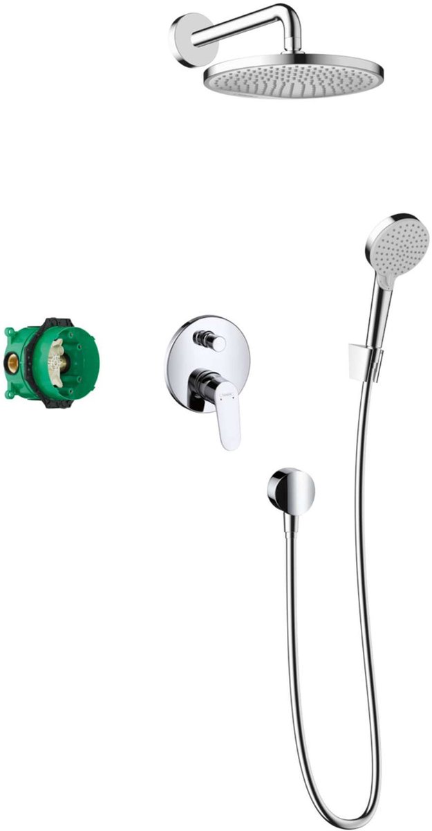 Hansgrohe Crometta - Doucheset S 240, met Focus inbouwkraan, chroom 27958000