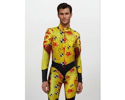 Rollen Spel Mannen – Crash Test Hot Dummy Pak – Sexy Fun Mannen Kostuum– Sizes Xtra Large