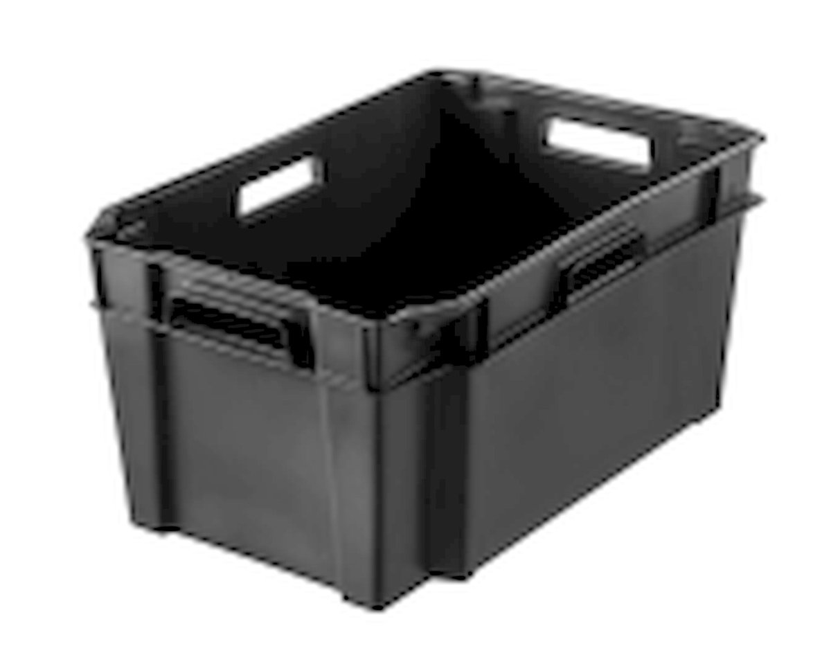 SmartStore - Basic Opbergkrat L 50 liter - Polypropyleen - Zwart