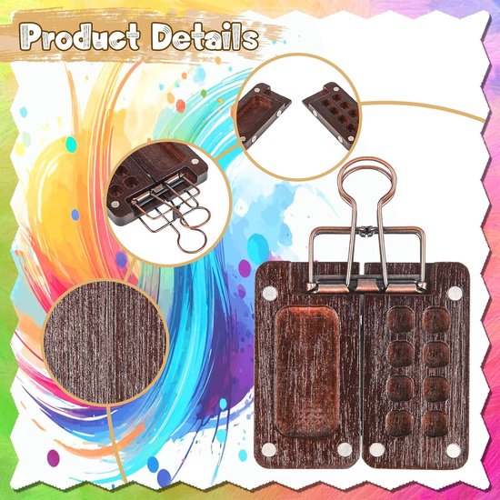Pocket Aquarelset, mini aquarelset met bindclips