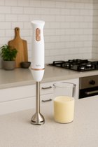 Teffo Staafmixer – 2 Snelheden | RVS Voet | Krachtige Handblender voor Soepen, Sauzen & Smoothies