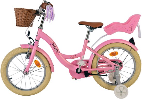 Volare Blossom Kinderfiets - Meisjes - 16 inch - Roze van Volare — afbeelding 3