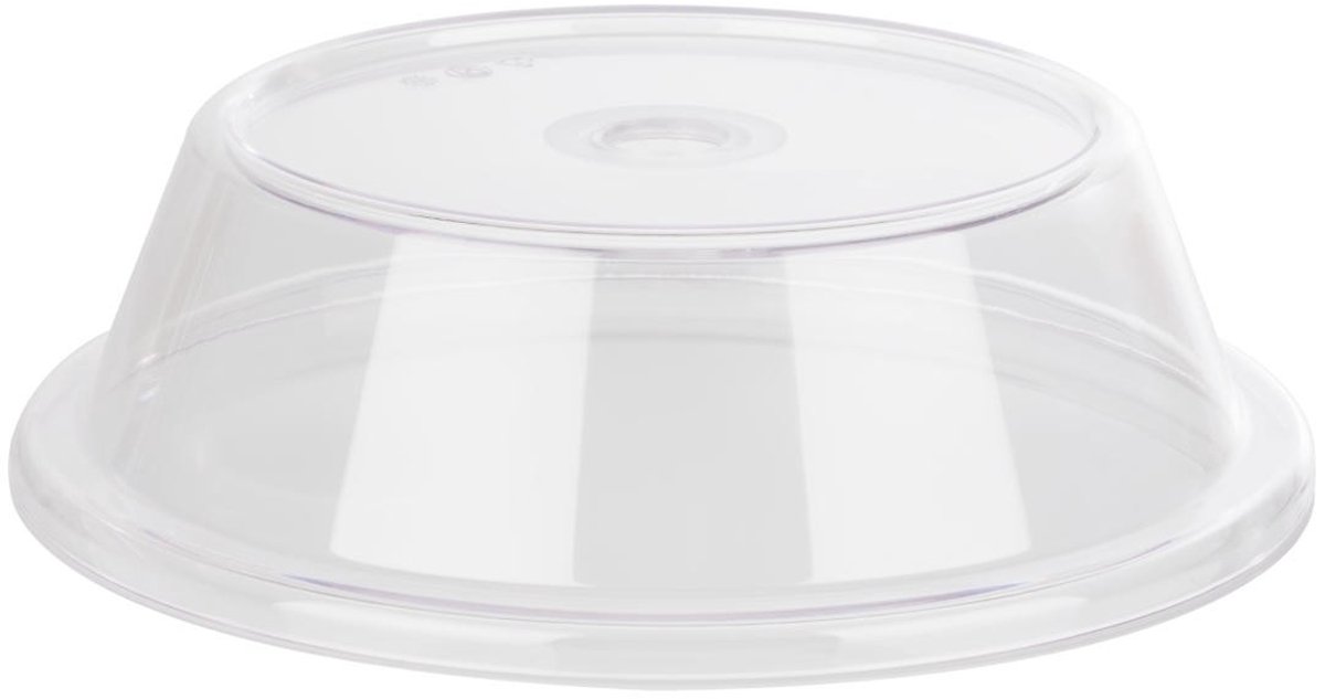 Bordendeksel helder Ø 24 cm merk: APS - 6 stuks -