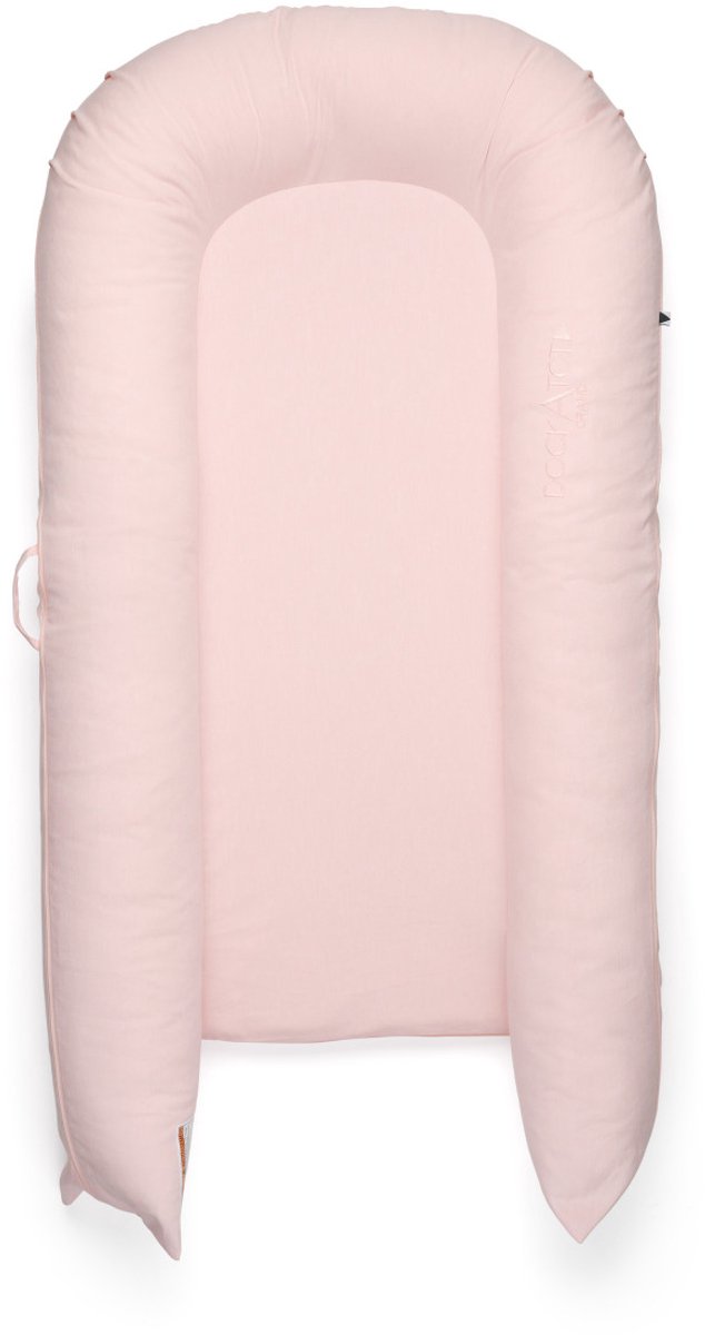 DockAtot Sleepyhead GRAND Dock Blossom Chambray - Bednest groot roze - ademend materiaal - 9 tot 36 maanden