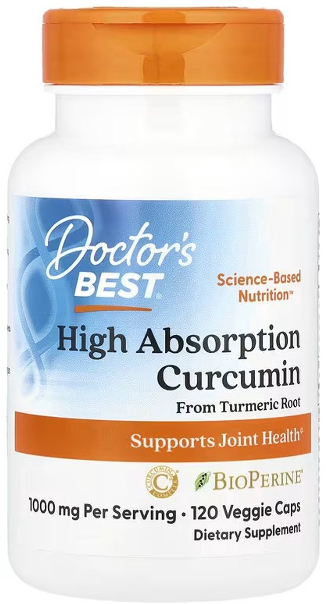 Doctor's Best - Curcumin C3 Complex met bioperine - 120 capsules