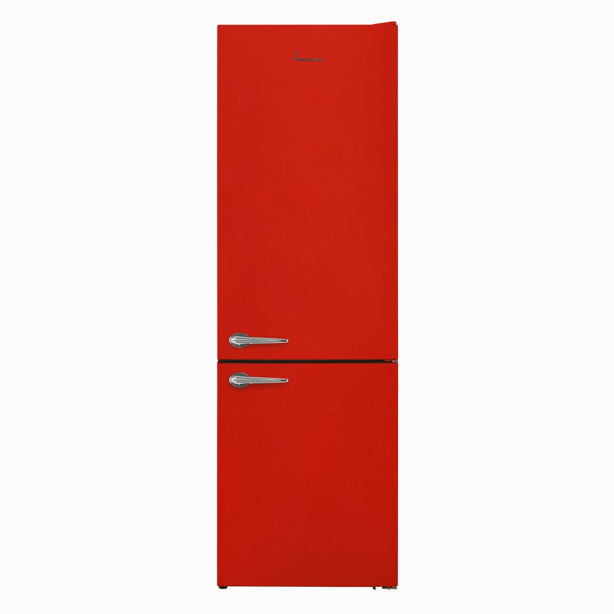 Fram FC-VRL2681RDE++ Koel-vriescombinatie – 268 L – Retro Design – LED Verlichting – Mechanische Bediening – 5 Jaar Garantie – Rood