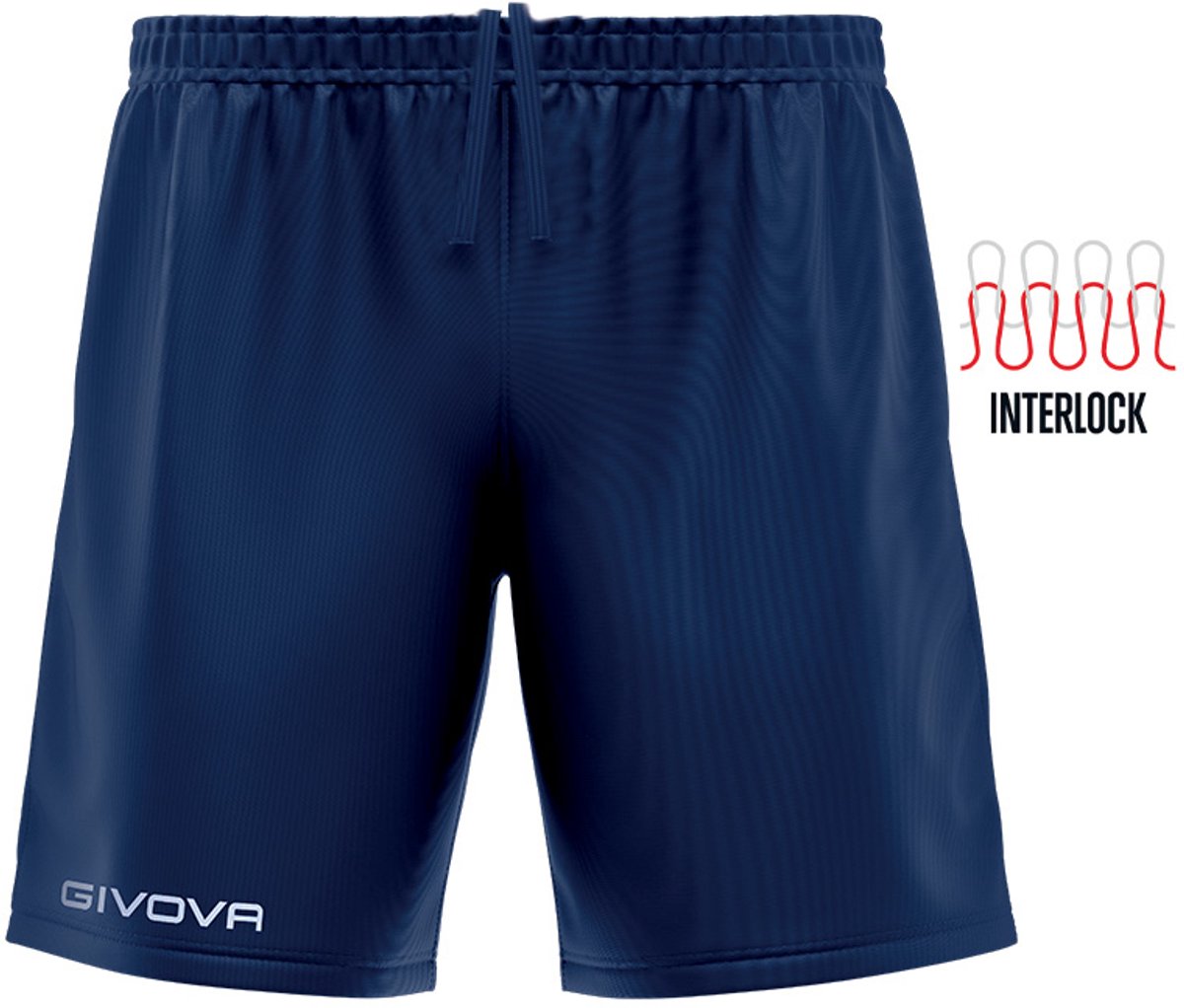 Sportshort Givova Kort Capo Blauw - XXXS
