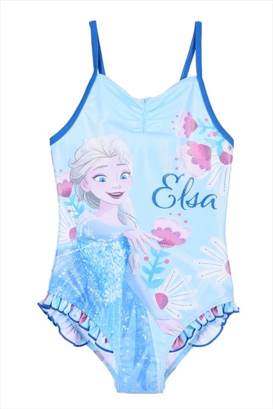 Disney Frozen Badpak - Elsa - Blauw - maat 110
