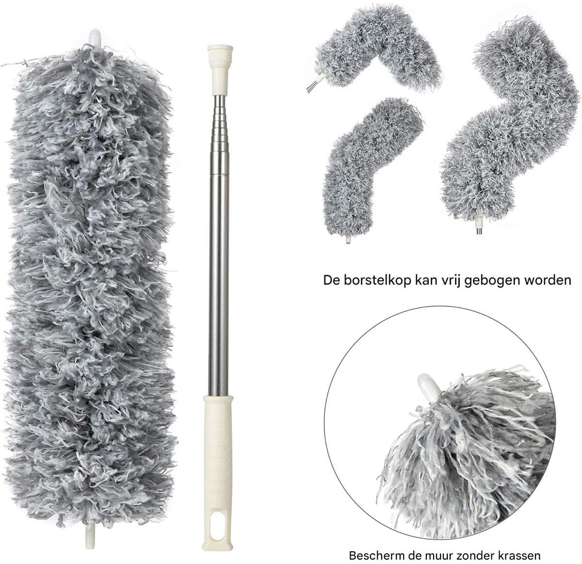 Gsedaox-Plumeau-Ragebol-1 stuk-Plumeau Uitschuifbaar-tot 280 cm-Microvezel-Grijs