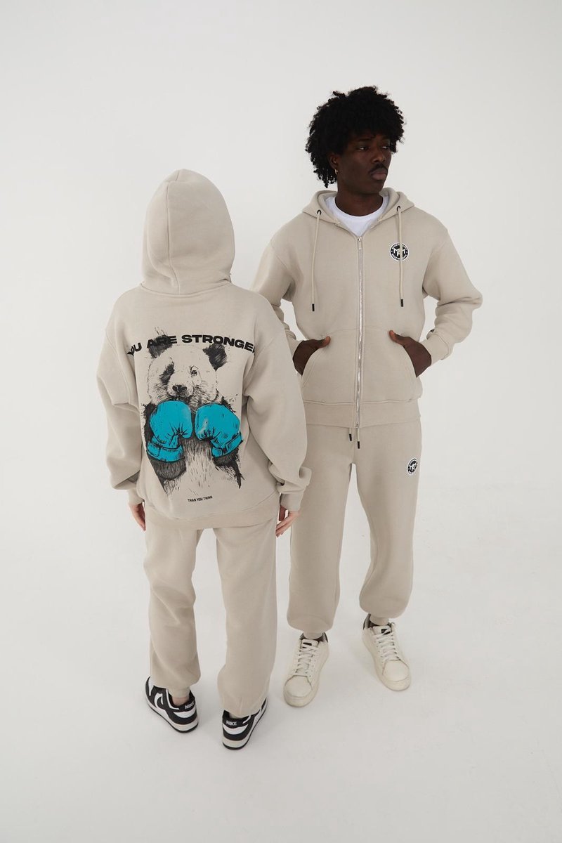 Trainingspak |Trainingspak Fleec - Dikke pak Met capuchon- Mannen Trainingspak Compleet Set jas + Broek XS