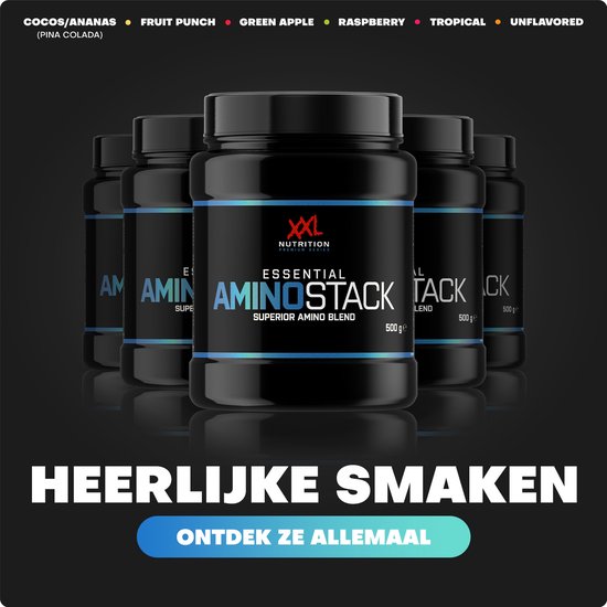XXL Nutrition - Essential Amino Stack - Tropical - Aminozuren - 500 g