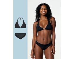 Moodies menstruatie zwemkleding - bundel zwemkleding - 2 stuks - dames - maat L - zwart