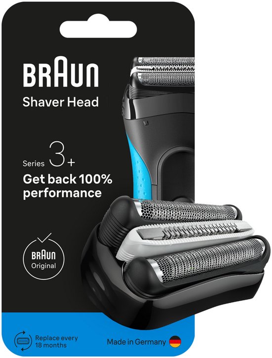 Braun Series 3+ Elektrisch Scheerapparaat Originele Vervangingskop 32B - Scheerkop