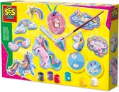 SES Creative Gieten en schilderen - Eenhoorns - Kinderspeelgoed - Knutselen Meisjes - Unicorn Speelgoed - Vanaf 5 jaar